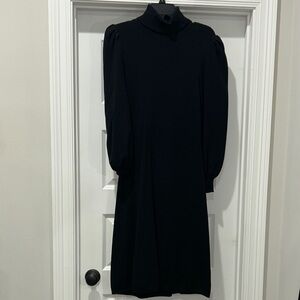 Who What Wear Black Long Sleeve Dress Sweater Dress